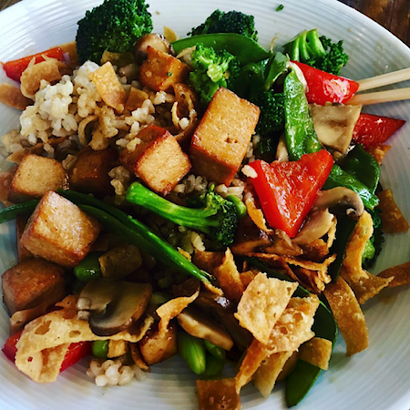 buddha bowl at flying star cafe