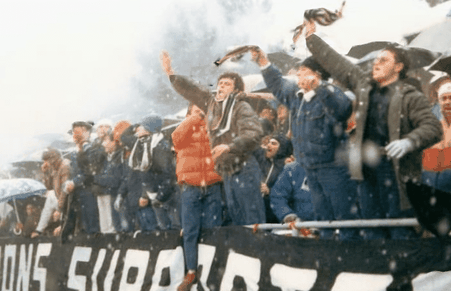 L'entusiasmo degli ultras bianconeri 