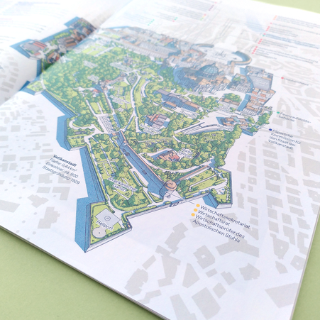 Doppelseitige Infografik im Magazin © Michael Stünzi