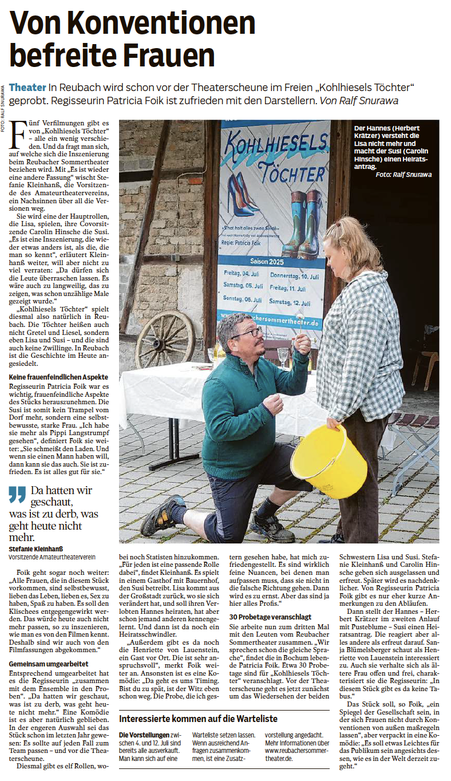 Ralf Snurawas Bericht im HT vom 09. Mai 2025