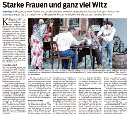 Rezension Ralf Snurawa zur Premiere am 04.07.2025