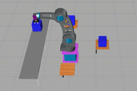▲ロボットシミュレーションソフトの画像