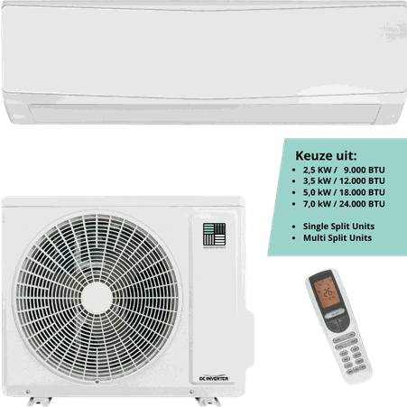 airco set inclusief montage