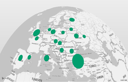 Excel 2016 3D Karte