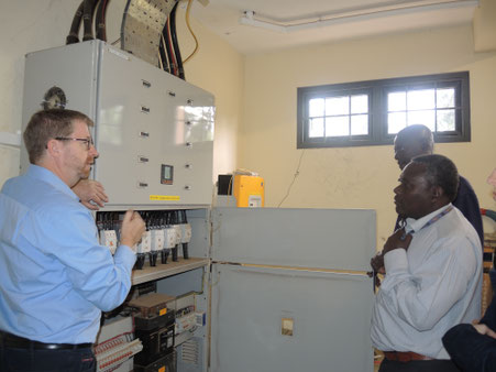 Commissioning of a 515 kWpeak Solar power system in Kenya (2011)