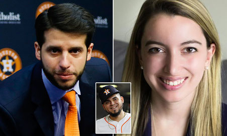Nella foto assistente GM Brandon Taubman e la giornalista Stephanie Apstein - Osuna nella foto piccola al centro (by Sports Illustrated)