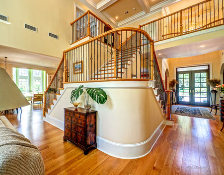 The interior of one of the many home we've built in Heritage Plantation