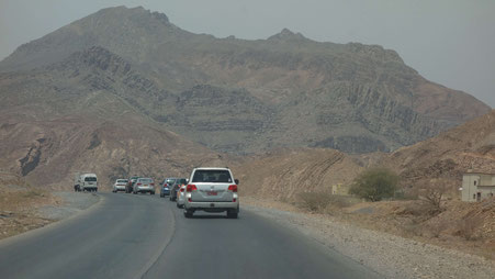 Oman, au pied des montagnes vers Birkat Al Mouz