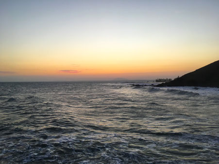 Sonnenuntergang Vietnam Mui Ne Phan Thiet Aroma Beach Resort