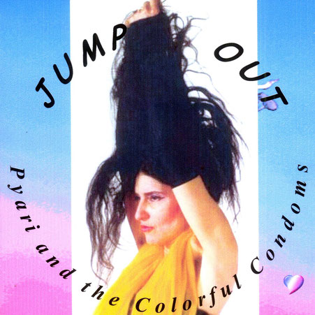 Pyari numa sessão de foto,s em Hamburg, 1991, e usado para a capa do CD "Jump Out"