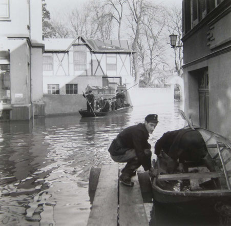 Behelfsanleger - Metzgerei Niedereé, 1955