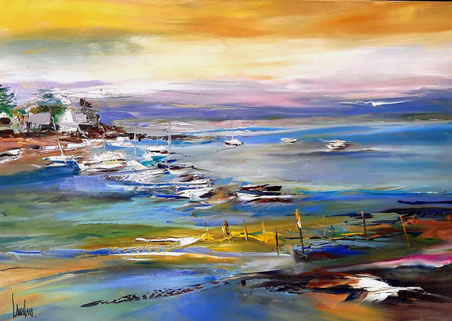 "Sunset" - 73x92 - vendue