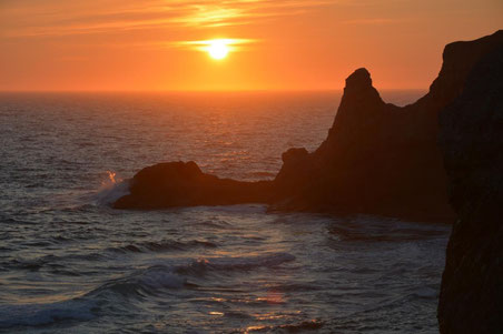 Toller Sonnenuntergang am Cape Saint George.