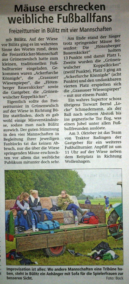 Altmark-Zeitung vom 16.09.2015, von Maik Bock