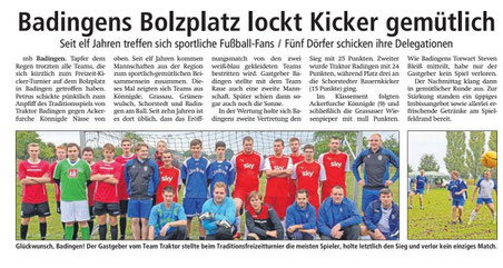 Altmark-Zeitung vom 14.10.2016, von Maik Bock