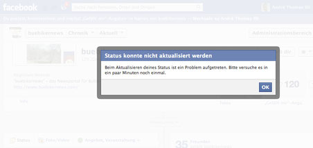 Keine Posts über die Facebook-Seite von "buebikernews"