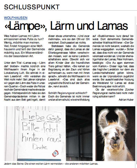 "Obersee Nachrichten" vom 28. Februar 2013