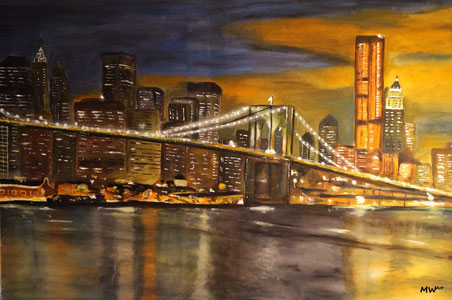 Acrylbild - Brooklyn Bridge