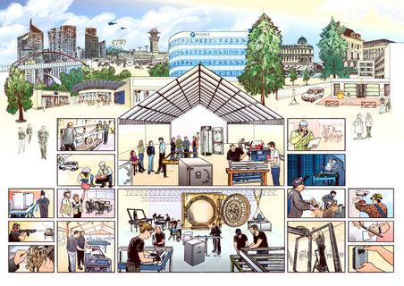 Commande d'illustration, Cap Stratégique 2030, Fichet Group, 2026