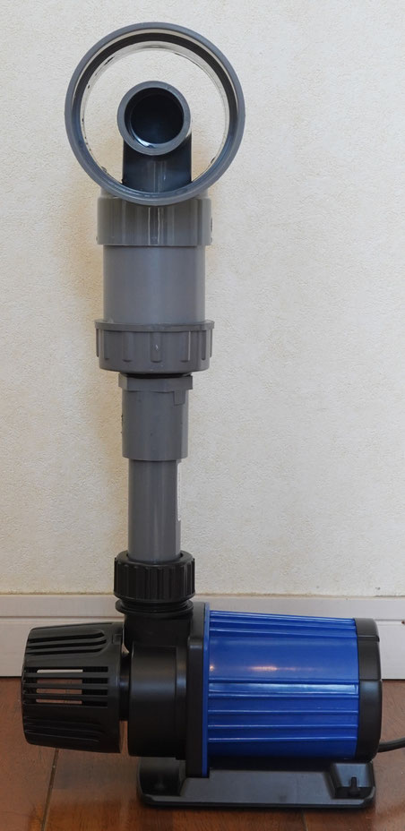 塩ビピストル　25 75A　オーバーフロー水槽用　配管　自作　DEP:-8000
