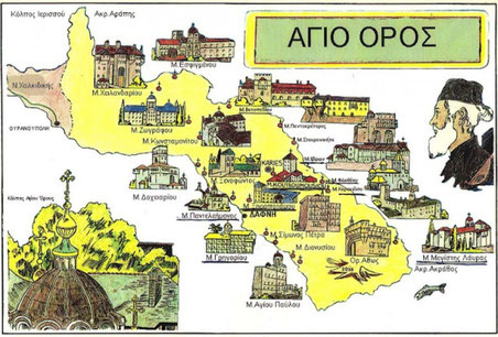 Berg Athos - Mount Athos