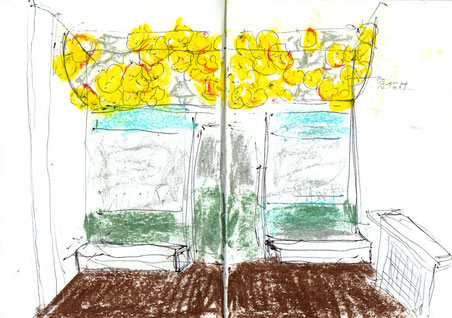 preparatory drawing for Token at Tokarska