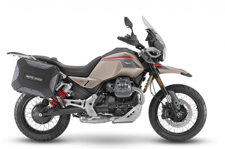 weiter zur Moto Guzzi V85 TT Travel - Farbe Grau Grigna - rechte Seitenansicht