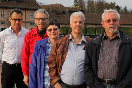 Photo Münsingen 2014 Team des EFFVCO / Hubi, Thomas, Margrit, Dani und Edi