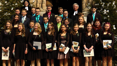 Konfirmation 1. Mai 2016 in der St. Johannis Kirche in Gefrees