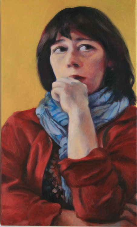 Raffaella, opera di Patrizia Diamante, olio su tela. 2015