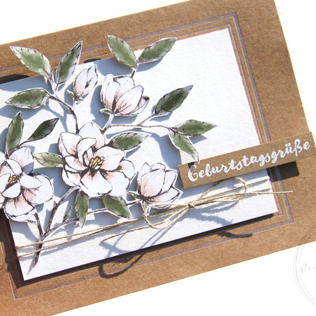 Willkommenskarte -Stampin up