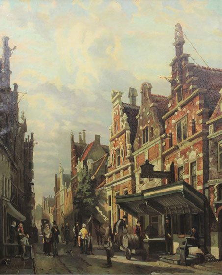 te_koop_aangeboden_een_stadsgezicht_uit_de_19e_eeuw_naar_de_nederlandse_kunstschilder_cornelis_springer_1817-1891