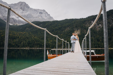 Heiraten am Eibsee Fotografin Eibseealm Garmisch-Partenkirchen