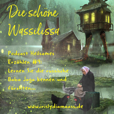 Russisches Märchen, Wassilissa, Baba Jaga, Haus auf Hühnerbeinen