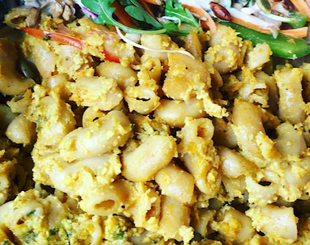 mac and cheese from infinity foods kitchen