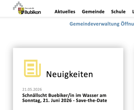 (Screenshot: bubikon.ch)