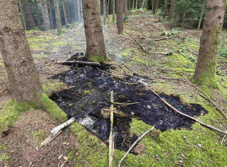 Gelöschter Flurbrand in Schmerikon (Bild: KAPO SG)