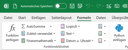 Python mit Excel