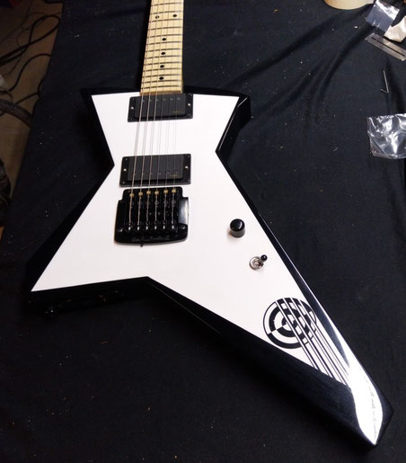 Hamer GT Custom. Copia de la guitarra de Glenn Tipton de Judas Priest