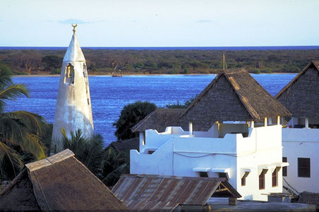 Seventeenth century mosque at Shela (Lamu Island).