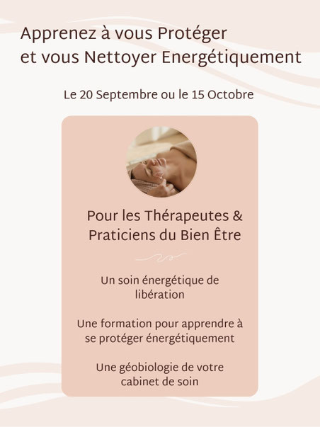 Apprenez à vous Protéger et vous Nettoyer Énergetiquement - formation de sebastien grosbois - geobiologie a tours - via energetica annuaire des therapeutes en touraine