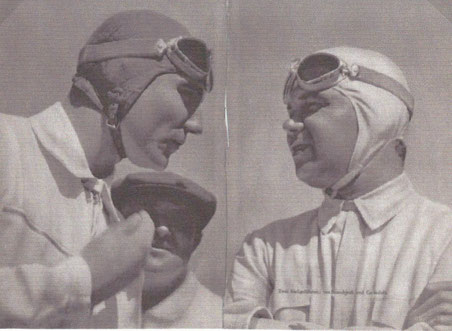 Rudolf Caracciola mit Manfred von Brauchitsch, Foto, Archiv