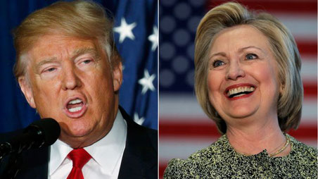 Donald Trump and Hilary Clinton