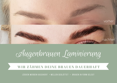 Browlifting, Browlamination, Katharina Ebner Haare und Mehr, Schierling