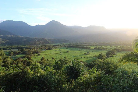 「 Hanalei I Ka Pilimoe」は美しいハナレイの情景を歌ってます