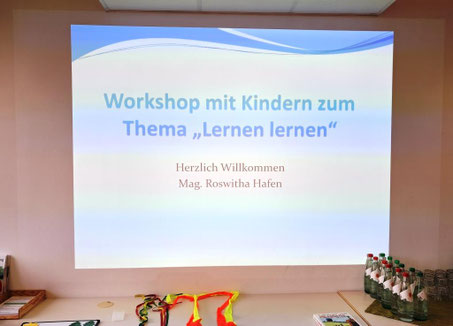 Seminar Lernen lernen mit Roswitha Hafen für die Pädagoginnen der Volkshilfe im Steiermarkhof Graz.