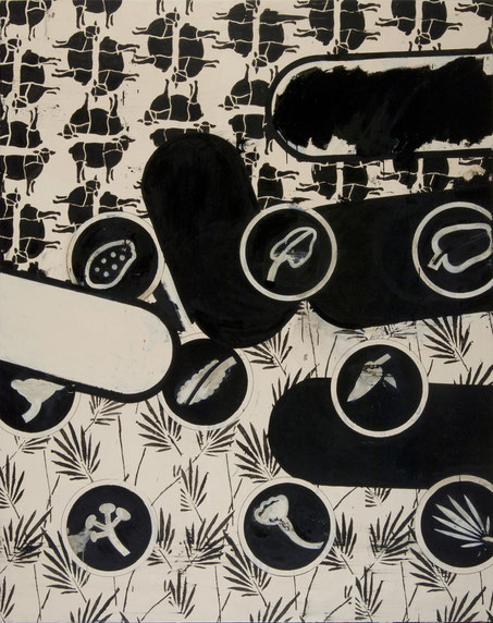 "Bioware",2008,Öl auf Leinen,200x160cm