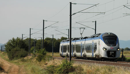 B84643/644M sur une relation Clermont Ferrand - Moulin sur Allier, Surat Aout 2018.