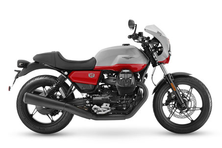 Moto Guzzi V7 Stone Rot Rovente