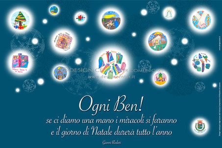 Progetto grafico  per Auguri Natale 2020 del Comune di Casarsa